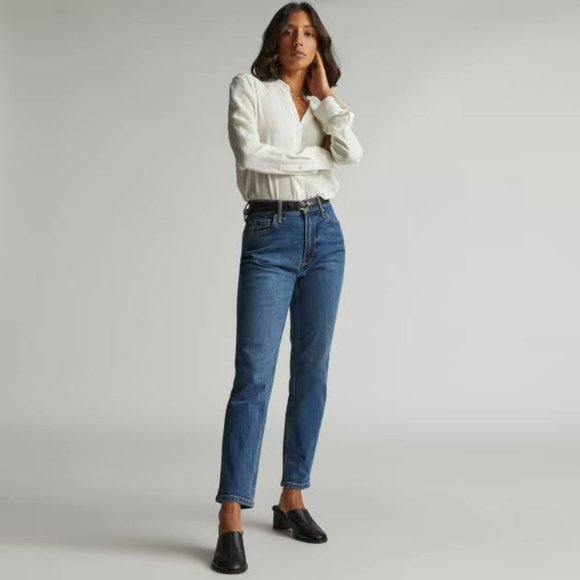 Everlane The Original Cheeky Jean size 24 with 26.5" Inseam Cavia color - Picture 2 of 6